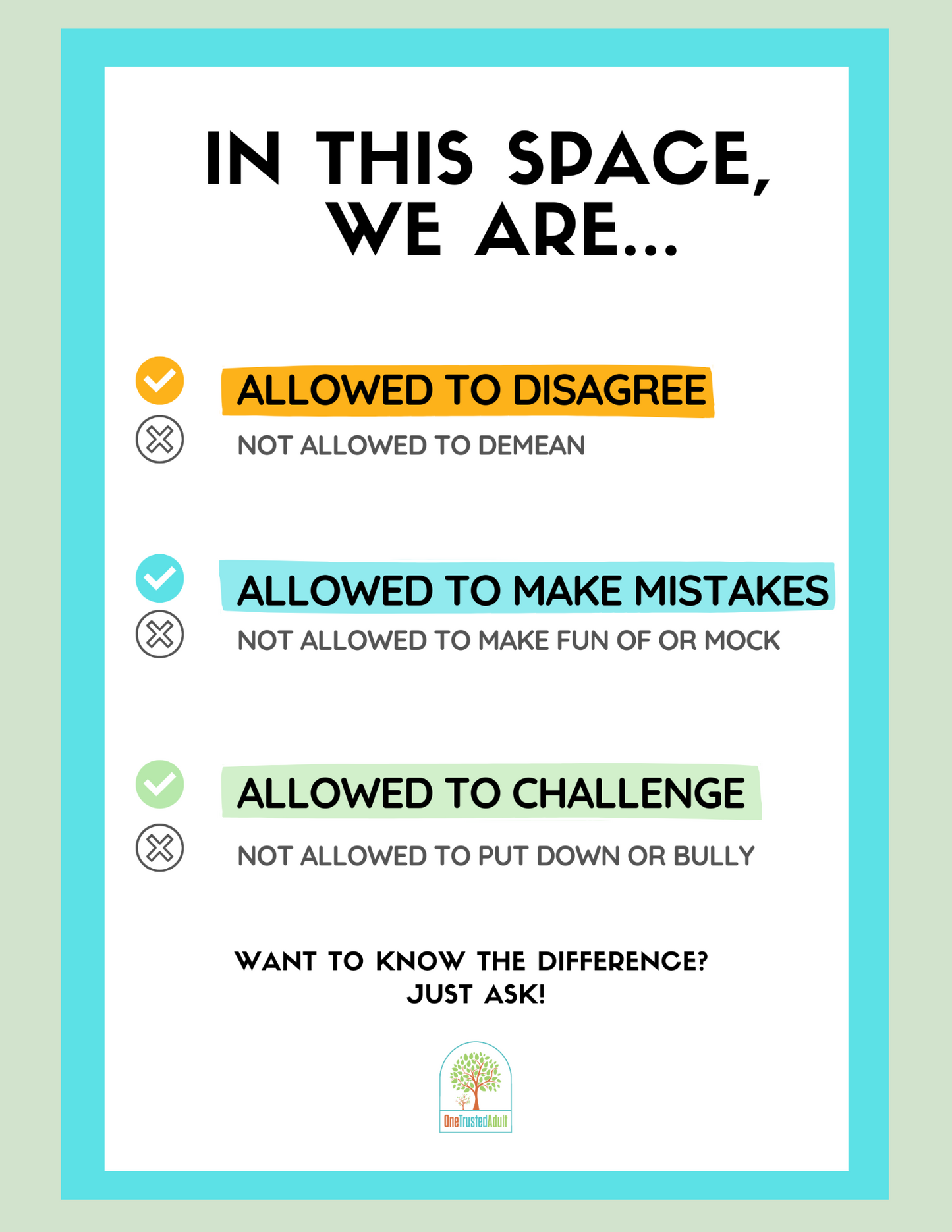 Bullying Prevention Poster