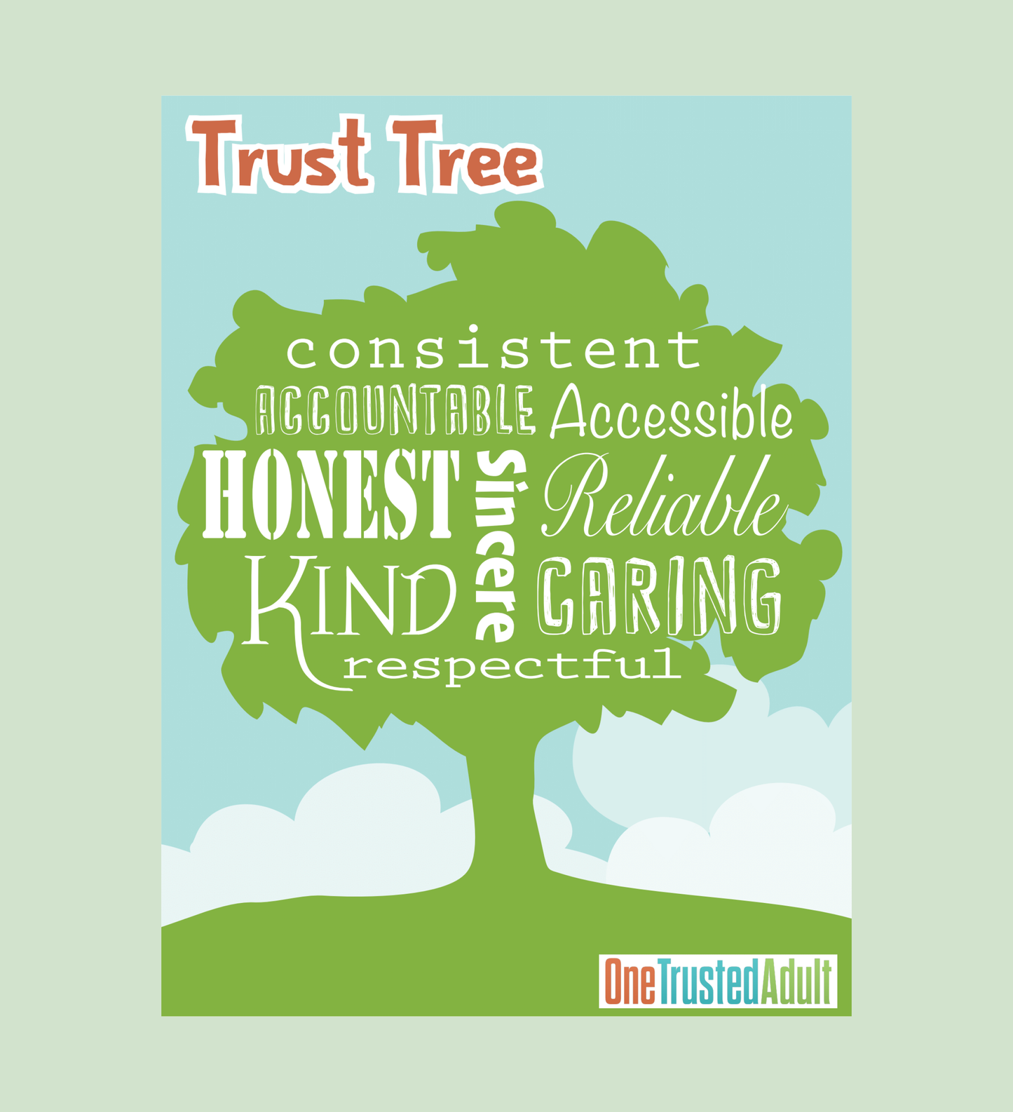 "Trust Tree" Poster